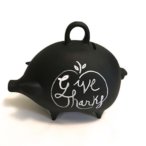 Chalk paint piggy bank  - Picture 1 of 1